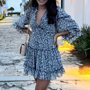 Cut out tie up dress